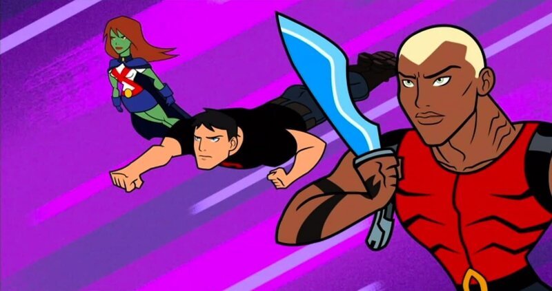 Young Justice (v.li.: Miss Martian, Superboy, Aqualad) – Bild: Cartoon Network