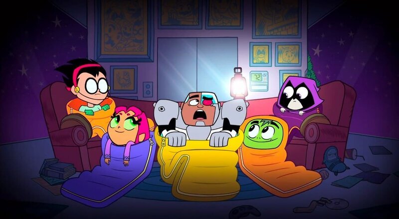 v.li.: Robin, Starfire, Cyborg, Beast Boy, Raven – Bild: Cartoon Network