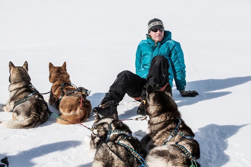 Ein Rudel junger Huskys und ihr Musher Martin Eigentler wagen eine spektakuläre Alpenüberquerung. – Bild: ServusTV