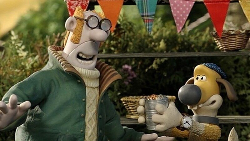 Bitzer hat alle Waren verkauft und gibt dem Farmer die Dose mit den Einnahmen. – Bild: WDR/​Aardman Animation Ltd./​BBC