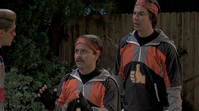 L-R: Henry Hart (Jace Norman), Mark (Arnie Pantoja), Joey (Jerry Trainor) – Bild: ViacomCBS