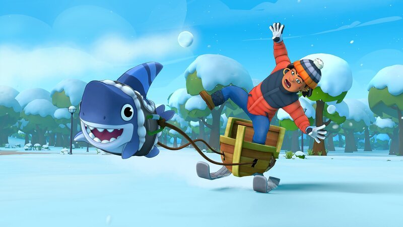 v.li.: Sharkdog, Captain Barb Quigley – Bild: Paramount