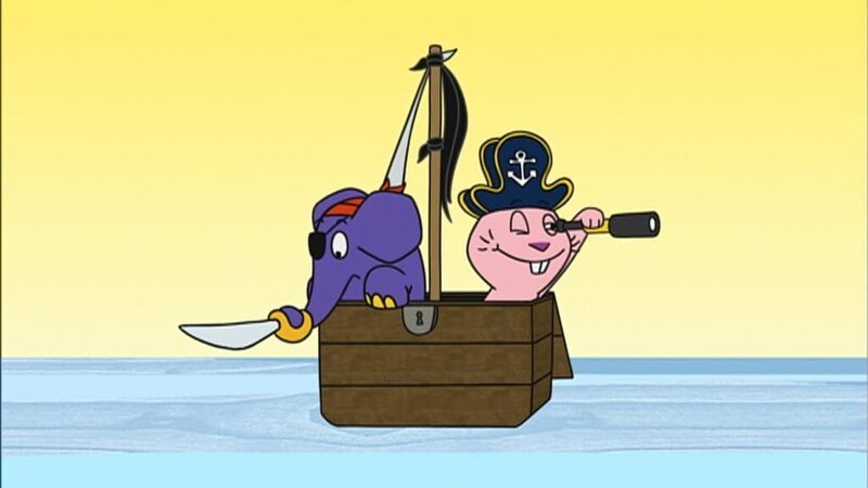 Hase und Elefant in einer neuen lustigen Geschichte zum Mitlachen – Bild: WDR