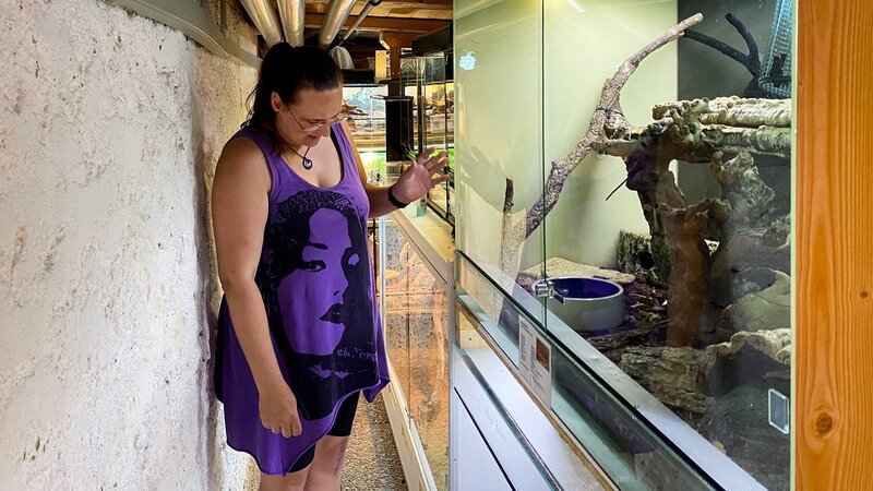 Biggi Keller vom «Verein AquaTerra-Herz». – Bild: SRF