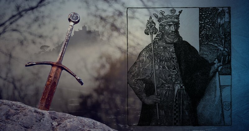 Ein legendäres Schwert und ein mythischer Herrscher aus einer fernen Vergangenheit: König Artus. – Bild: ZDF und Tobias Lenz