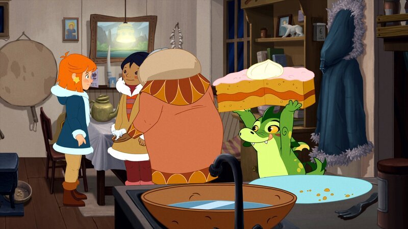 Kilaqs Großmutter erklärt das Geheimnis der Eisbären. – Bild: ORF 1