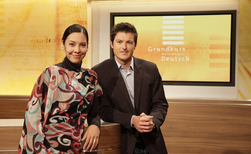 Moderator Marc Sauber und Co-Moderatorin Carolin Nyhuis. – Bild: BR