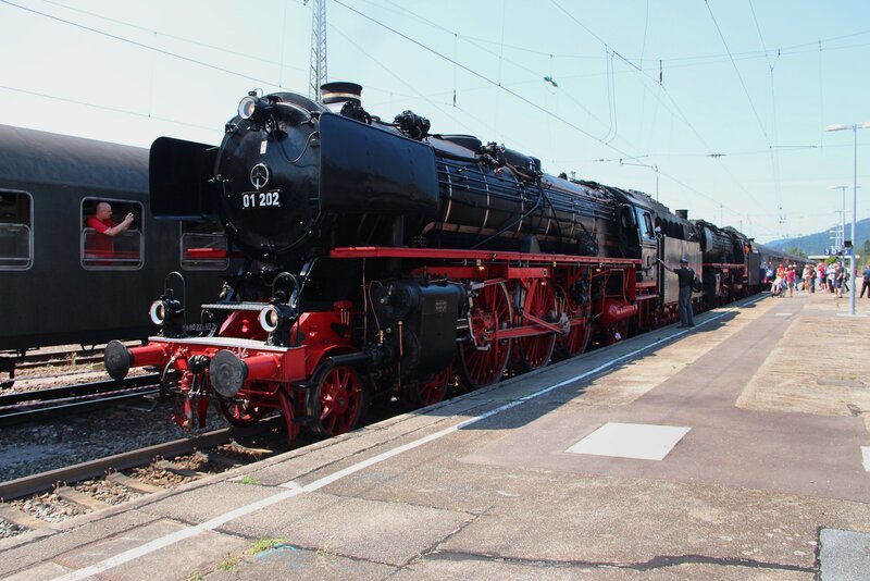 Dampflok 01 in Hausach. – Bild: SWR/​Wolfgang Drichelt