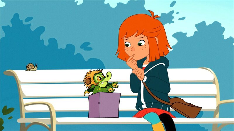 Lilli und Hektor überlegen, welches Haustier sie in die Schule mitbringen können. – Bild: ORF 1