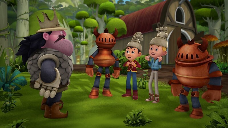 Großkhan ernennt Tashi und Jack zu Großkhanen für einen Tag. – Bild: KiKA/​Flying Bark Productions Pty Ltd.