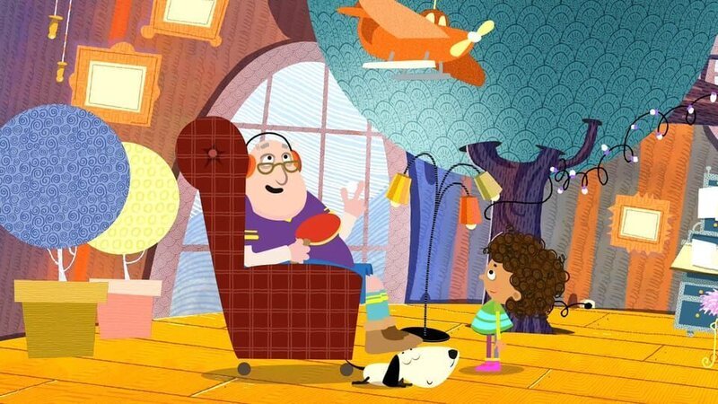 Mia möchte mit dem Opa fliegen! – Bild: rbb/​Traumhaus Studios