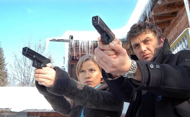 Kristina Sprenger (Karin Kofler), Hans Sigl (Andreas Blitz). – Bild: ORF/​Bernd Schuller