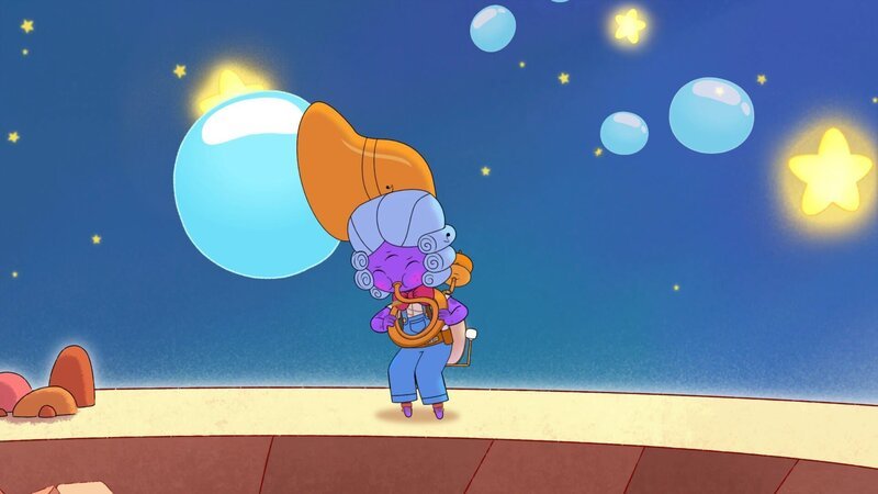 Eine Seifenblase steckt in der Tuba fest. – Bild: WDR/​Method Animation