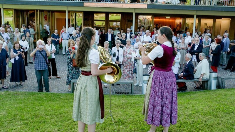 Hornistinnen zum Auftakt der Schubertiade-Konzerte in Schwarzenberg. – Bild: ORF/​ORF Vorarlberg
