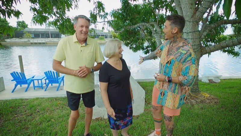 Lottogewinner mit David Bromstad. – Bild: Warner Bros. Discovery