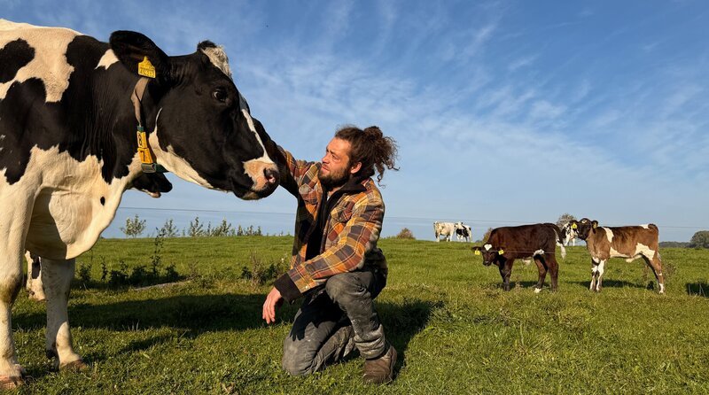 Felix Riecken will die Verantwortung für den Eichhof übernehmen. – Bild: NDR Felix Riecken will die Verantwortung für den Eichhof übernehmen. – Bild: NDR