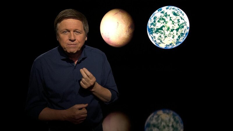 Der Blick auf Mars und Erde verdeutlicht: Zwei Nachbarn im All – und doch Welten voller Unterschiede in Klima, Geschichte und Möglichkeit für Leben. – Bild: WELT