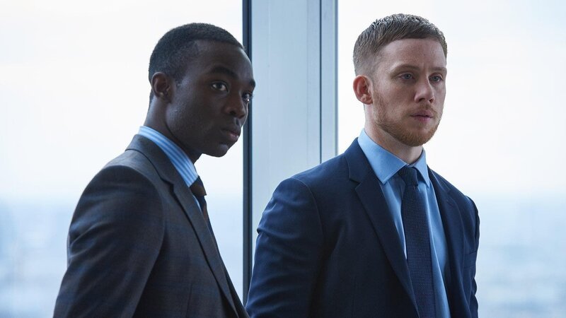 L-R: Alexander Dumani (Paapa Essiedu) and Sean Wallace (Joe Cole). – Bild: Sky Channel