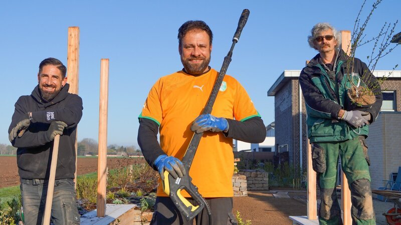 V.l.: Gunnar, Claus und Ralf in Geilenkirchen. – Bild: RTL /​ Tokee Bros.
