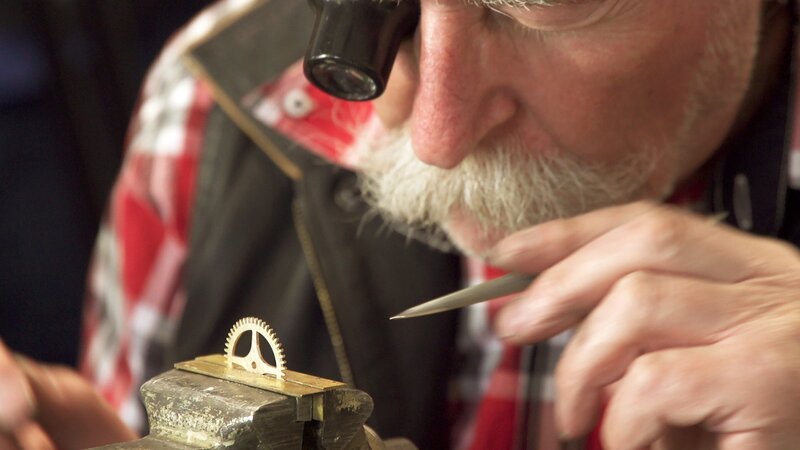 Zahnrad herstellen. – Bild: ORF III