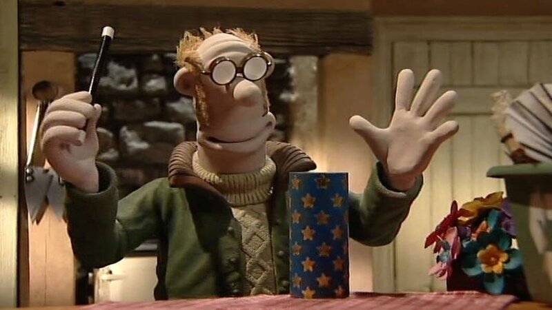Der Farmer versucht sich als Zauberer. Hoffentlich geht das gut! – Bild: WDR/​Aardman Animation Ltd./​BBC