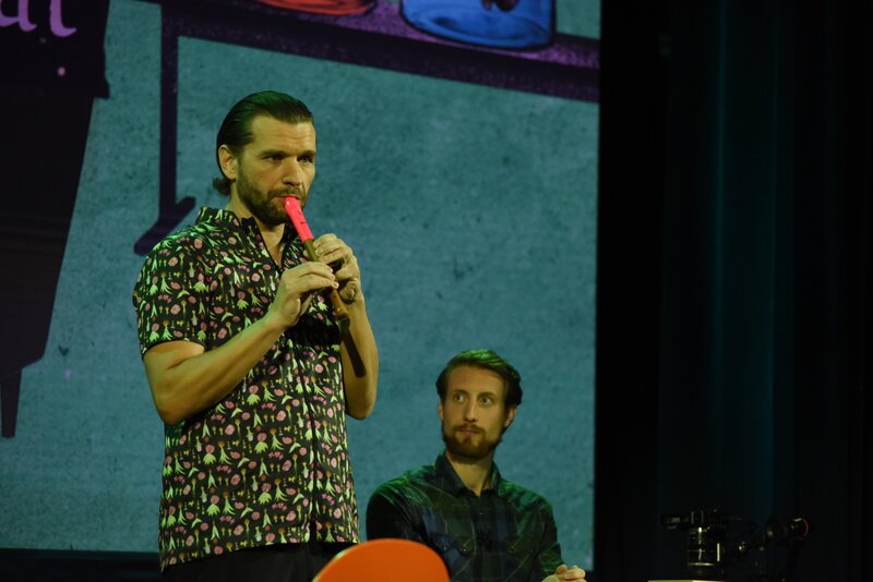 Martin Puntigam, Martin Moder. – Bild: ORF 1