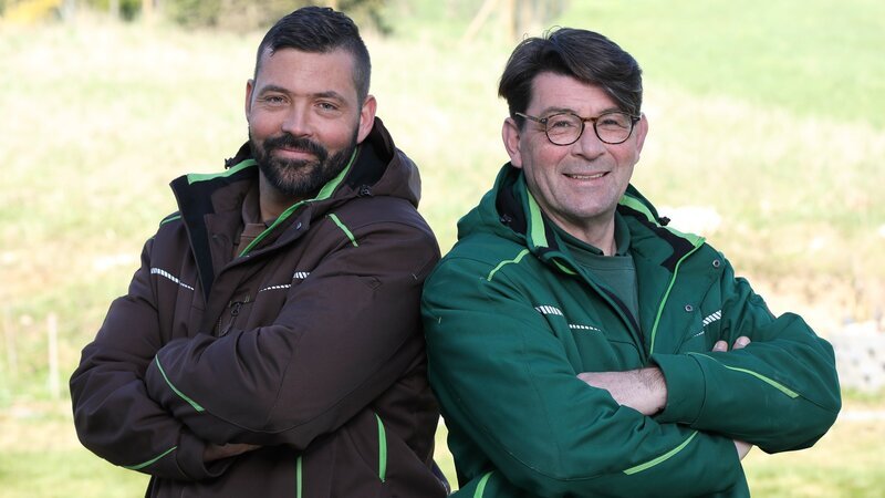 Stefan Schatz (l.) und Frank Riese (r.). – Bild: ZDF und Frank W. Hempel