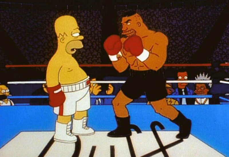 Homer tritt gegen den Weltmeister Tatum an. – Bild: PR7; ProSieben Media AG