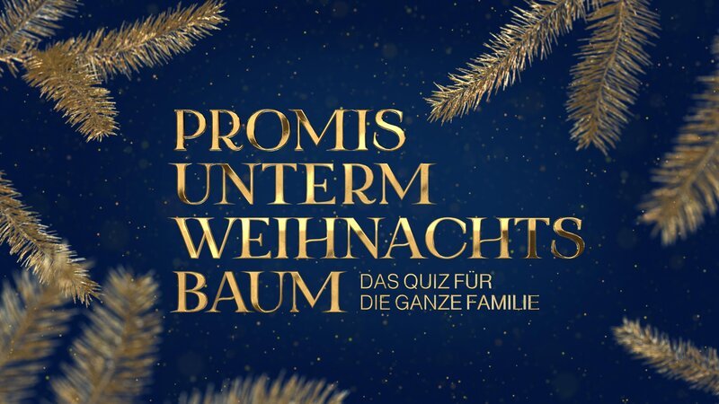 Logo zu „Promis unterm Weihnachtsbaum – Das Quiz für die ganze Familie“. – Bild: RTL