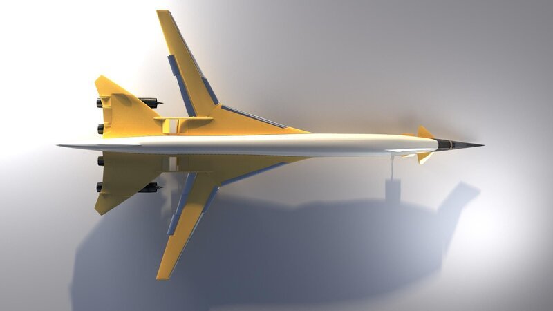 Grafik einer Boeing 2707  +++ Die Verwendung des sendungsbezogenen Materials ist nur mit dem Hinweis und Verlinkung auf RTL+ gestattet. +++ – Bild: RTL /​ Blink Films