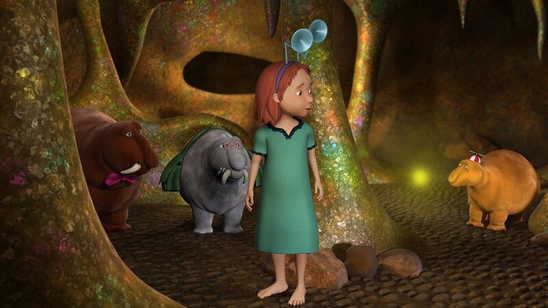 Luzi hat ihre Stimme verloren. Wo könnte sie sein? – Bild: rbb/​DIGITRICK Berlin