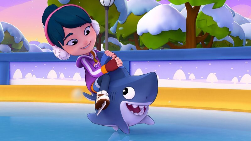 v.li.: Olivia, Sharkdog – Bild: Paramount