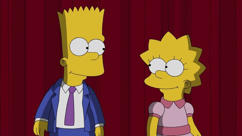 Das Lied, das Lisa (r.) und Bart (l.) für ihre Heimatstadt Springfield geschrieben haben, kommt nicht sonderlich gut an. – Bild: 2014 Twentieth Century Fox Film Corporation