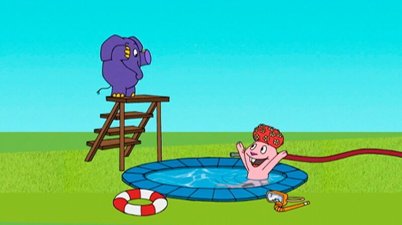 Heute stecken die Lach- und Sachgeschichten voller feuchtfröhlicher Überraschungen. – Bild: WDR/​Friedrich Streich&Trickstudio/​Matthias Bruhn