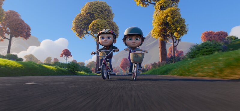 Ella und Johnny wollen Henry finden. Wer ist schneller? – Bild: KiKA/​Kool Productions AS