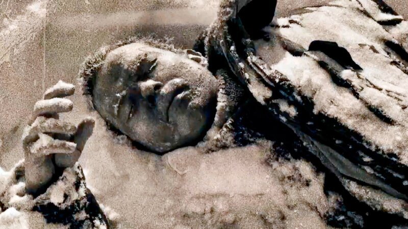 Der Körper eines gefrorenen Mannes – Bild: Discovery Channel