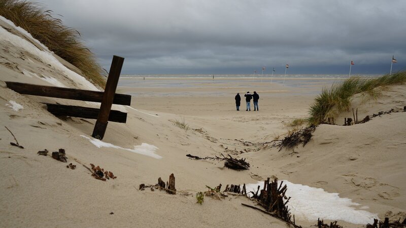 Sehr selten: Schnee auf Amrum – Bild: ZDF und Sören Folkens
