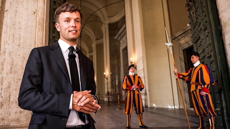 rec. Sterben für den Papst – Warum gehen junge Männer in die Schweizergarde? Mihovil Blazevic – Bild: SRF