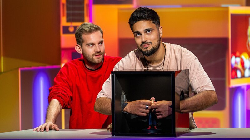 Können Jaydred und Ihabo in der Spielerunde einen Punkt holen? – Bild: ZDF/​Flow Media