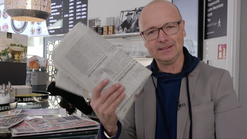 Die gute alte Zeitung wird im digitalen Informationszeitalter immer mehr verdrängt. Doch damit verschwinden auch die Marktmechanismen des bisherigen Journalismus und in etlichen Fällen auch seine Qualität. – Bild: BR/​Klaus Hernitschek