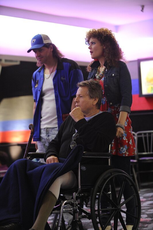 (v.l.n.r.) Booth (David Boreanaz); Max Keenan (Ryan O’Neal); Brennan (Emily Deschanel) – Bild: ATV2