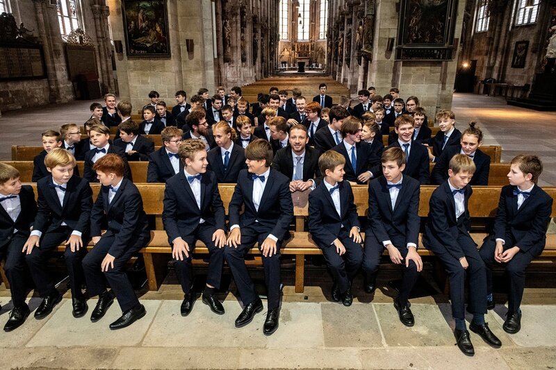 Winsbacher Knabenchor in der Kirche St. Sebald in Nürnberg. – Bild: Rudi Ott /​ SWR