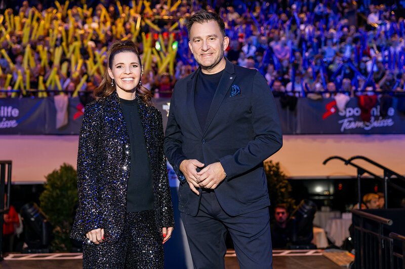 Sporthilfe Super10Kampf – Tina Weirather und Sascha Ruefer – Bild: SRF1