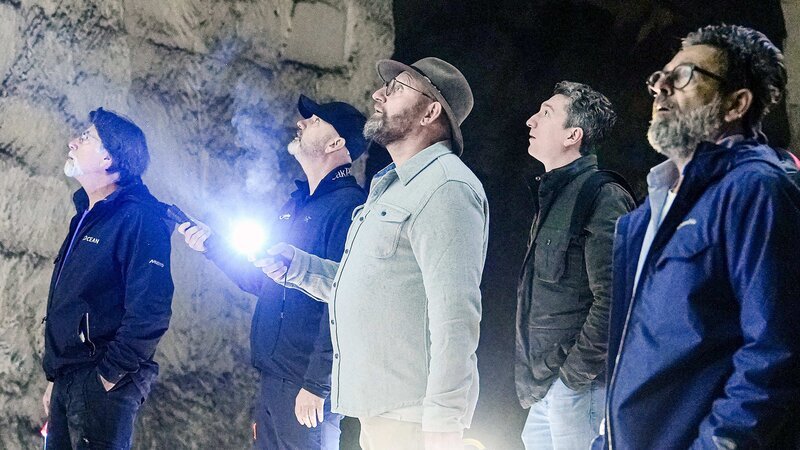 L-R: Rick Lagina, Corjan Mol, Jacquo Silvertant, Alex Lagina, Emiliano Sacchetti – Bild: THE HISTORY CHANNEL /​ A+E Networks