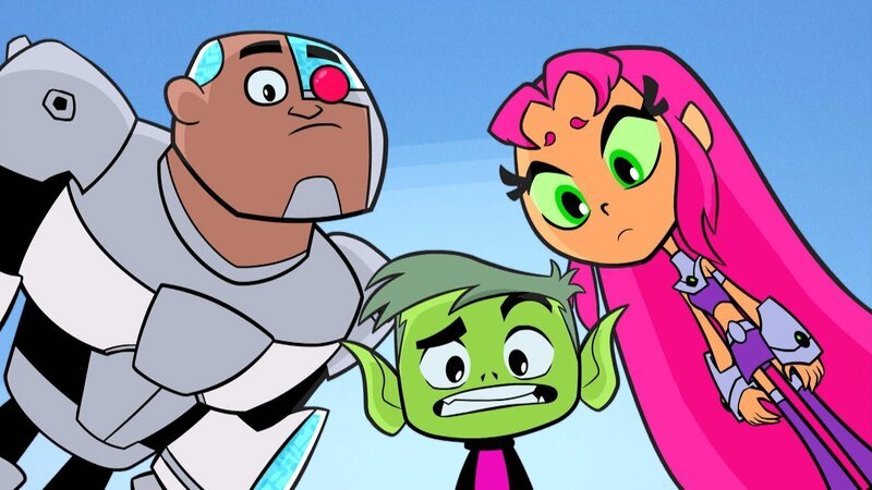 v.li.: Cyborg, Beast Boy, Starfire – Bild: Cartoon Network