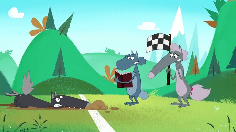 Wolf scheint sein Ziel, Champion zu werden, nie zu erreichen. – Bild: KiKA/​Samka Productions