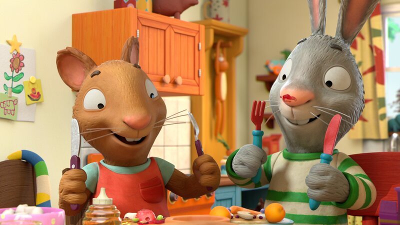 Auf gehts, die leckersten und tollsten Pfannkuchen der Welt werden verspeist! – Bild: ZDF/​Magic Light Pictures LTD