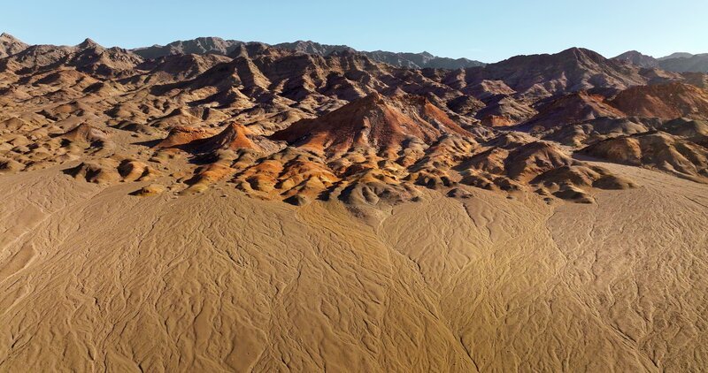 In der Wüste Gobi in der Mongolei sind die Lebensbedingungen besonders hart. – Bild: BBC Studios /​ ZDF
