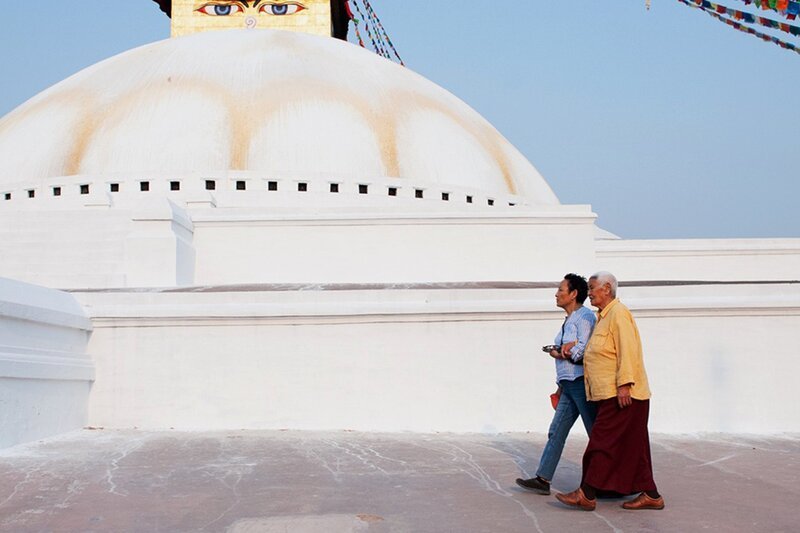 Sternstunde Religion Mola – Eine tibetische Geschichte von Liebe und Verlust. Mola, eine 100-jährige Nonne, möchte nach Tibet zurückkehren, um dort zu sterben. – Bild: SRF/​YangZoom Films Inc.