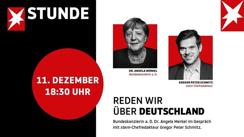 Die Frage „Wie geht es Deutschland?“ ist drängender denn je. Bundeskanzlerin a.D. Dr. Angela Merkel spricht mit stern-Chefredakteur Gregor Peter Schmitz über unser Land und ihr Leben mit und nach der Politik. – Bild: RTL